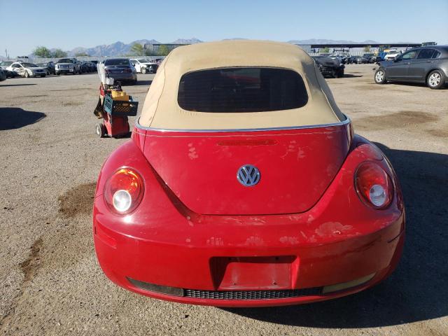 3VWRF31Y59M405337 - 2009 VOLKSWAGEN NEW BEETLE S RED photo 6