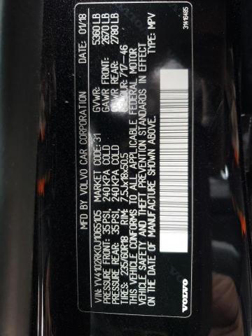 YV4102RK0J1065105 - 2018 VOLVO XC60 T5 MOMENTUM BLACK photo 14
