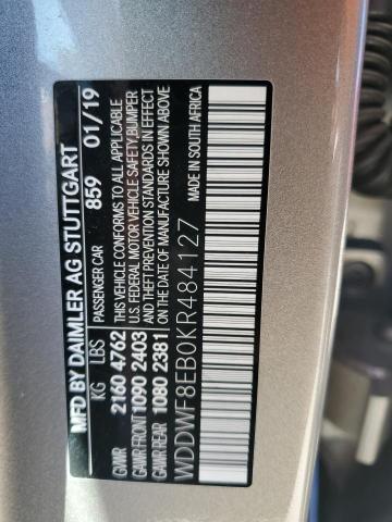 WDDWF8EB0KR484127 - 2019 MERCEDES-BENZ C 300 4MATIC GRAY photo 13