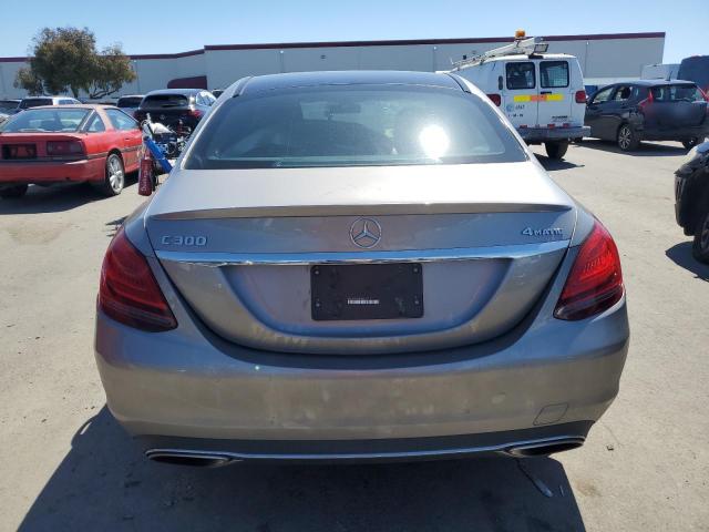 WDDWF8EB0KR484127 - 2019 MERCEDES-BENZ C 300 4MATIC GRAY photo 6