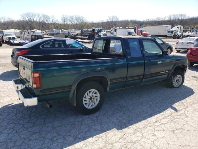 1B7GG23Y8PS174016 - 1993 DODGE DAKOTA GREEN photo 3