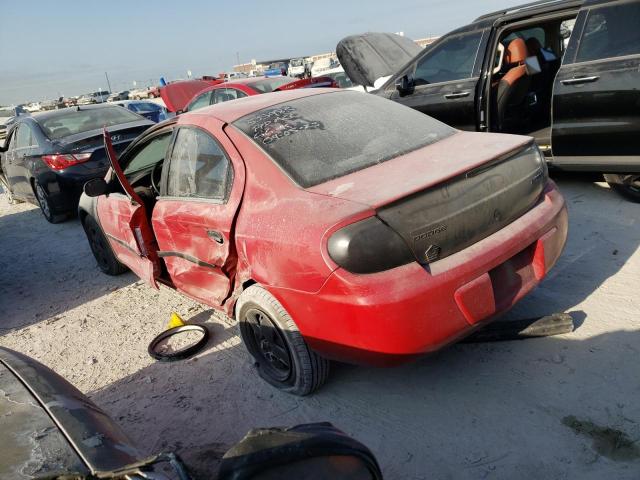 1B3ES26C74D575208 - 2004 DODGE NEON BASE RED photo 2