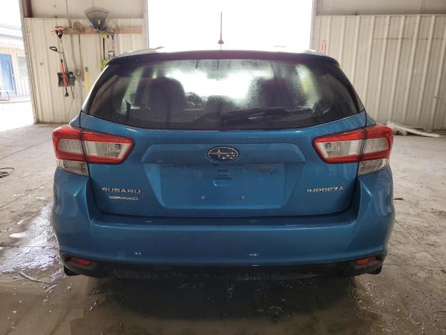 4S3GTAA61J3721572 - 2018 SUBARU IMPREZA BLUE photo 6