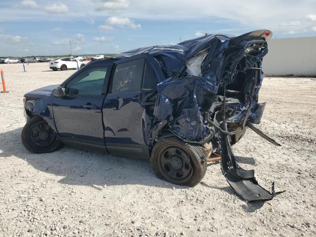 1FM5K8AR2KGA65143 - 2019 FORD EXPLORER POLICE INTERCEPTOR أزرق صورة 2