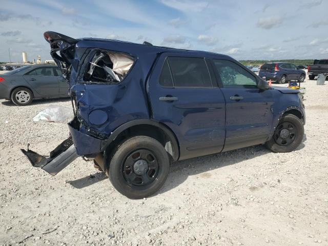 1FM5K8AR2KGA65143 - 2019 FORD EXPLORER POLICE INTERCEPTOR BLUE photo 3