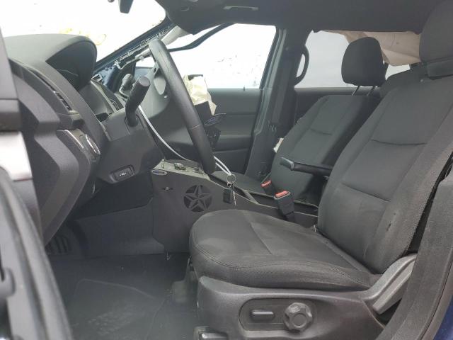 1FM5K8AR2KGA65143 - 2019 FORD EXPLORER POLICE INTERCEPTOR أزرق صورة 7