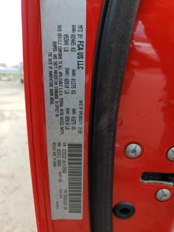 2C3CDZFJ0LH139362 - 2020 DODGE CHALLENGER R/T SCAT PACK RED photo 13