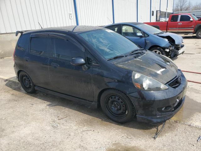 JHMGD37637S013532 - 2007 HONDA FIT S 黑色 照片 4
