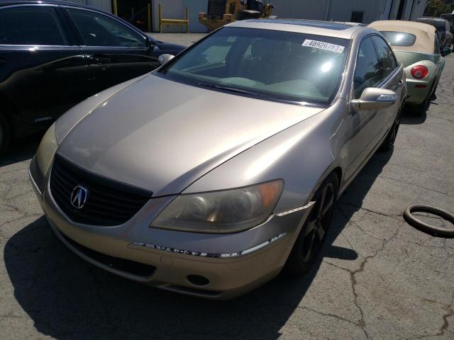 JH4KB16565C019393 - 2005 ACURA RL BEIGE photo 1