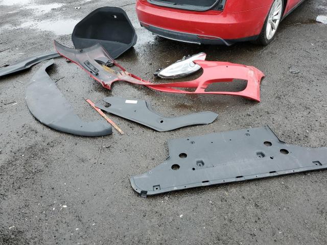 5YJSA1E20GF135609 - 2016 TESLA MODEL S Կարմիր լուսանկար 12