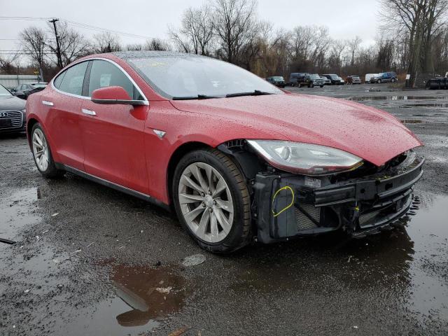 5YJSA1E20GF135609 - 2016 TESLA MODEL S Կարմիր լուսանկար 4