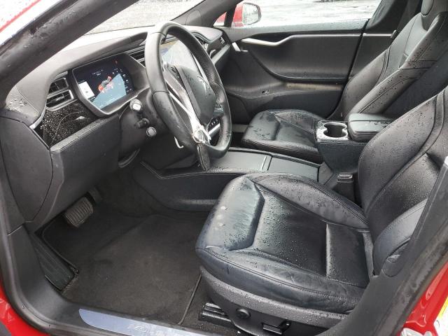 5YJSA1E20GF135609 - 2016 TESLA MODEL S Կարմիր լուսանկար 7