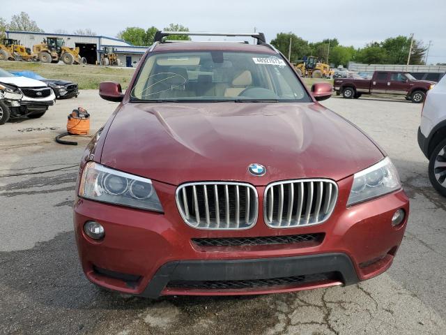 5UXWX9C53D0A27623 - 2021 BMW X3 XDRIVE28I RED photo 5