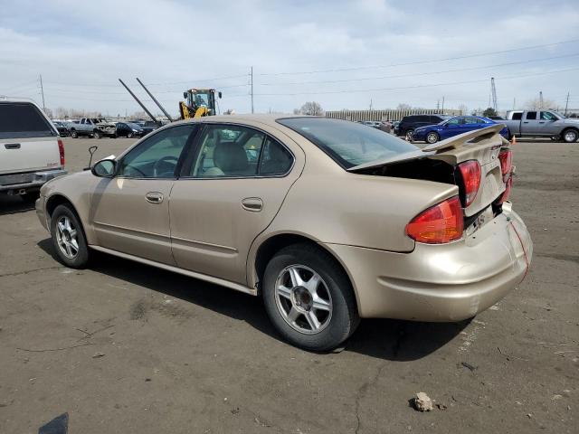 1G3NL52E74C205192 - 2004 OLDSMOBILE ALERO GL GOLD photo 2