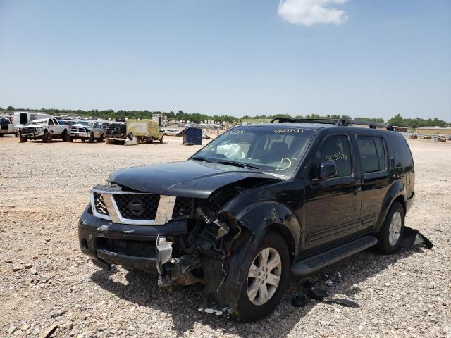5N1AR18UX6C648391 - 2006 NISSAN PATHFINDER LE BLACK photo 2