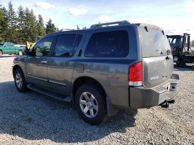 5N1AA08C57N719592 - 2007 NISSAN ARMADA SE GRAY photo 2