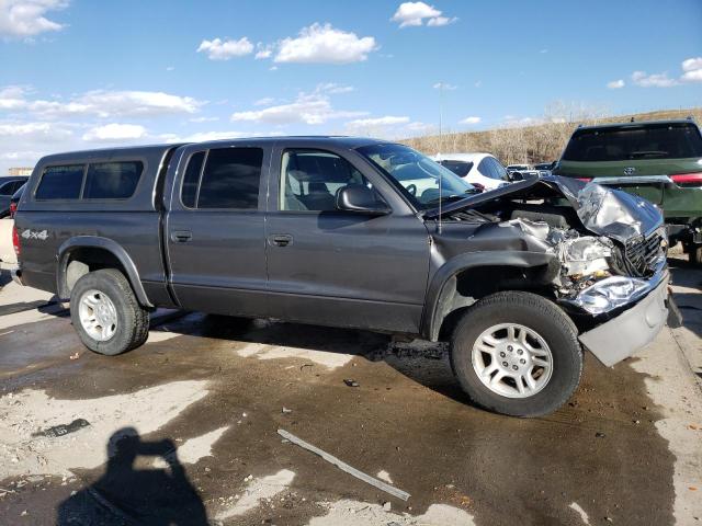 1D7HG48N43S382392 - 2003 DODGE DAKOTA QUAD SLT GRAY photo 4