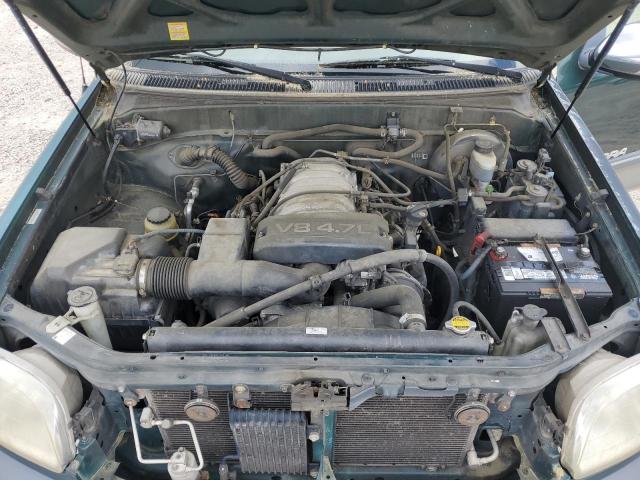 5TBRT3419YS019490 - 2000 TOYOTA TUNDRA ACCESS CAB 绿色 照片 11
