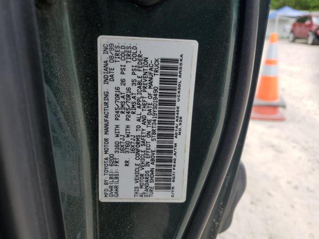 5TBRT3419YS019490 - 2000 TOYOTA TUNDRA ACCESS CAB 绿色 照片 12