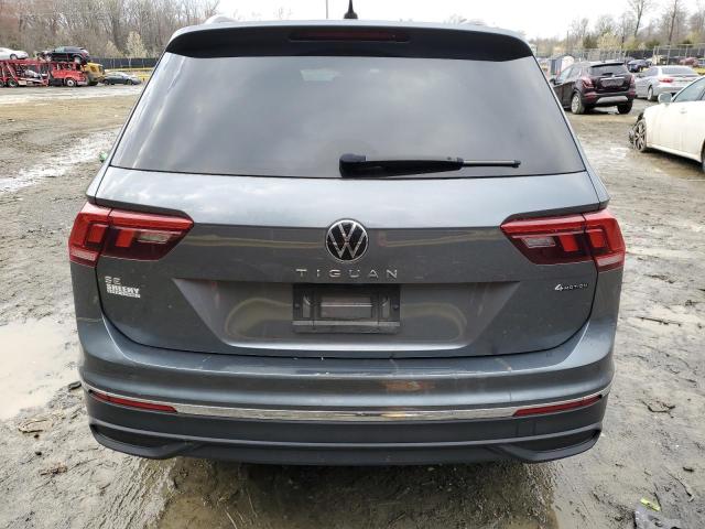 3VV2B7AX9NM041871 - 2022 VOLKSWAGEN TIGUAN SE GRAY photo 6