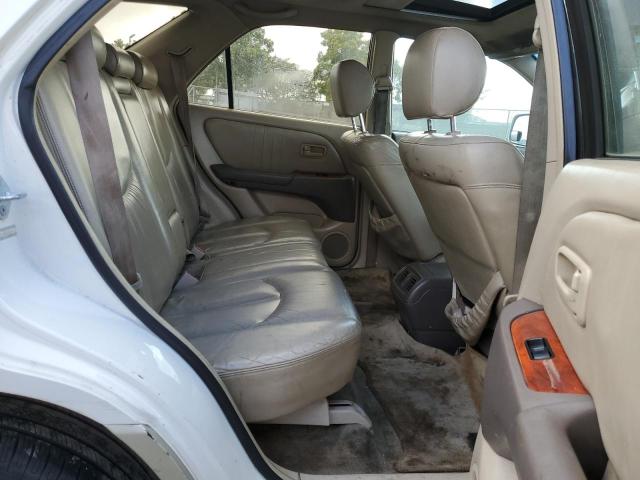 JT6GF10U4Y0070724 - 2000 LEXUS RX 300 WHITE photo 11