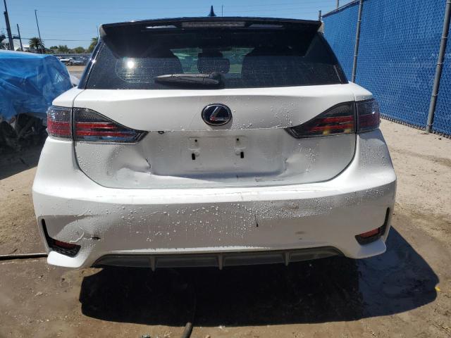 JTHKD5BH6E2195027 - 2014 LEXUS CT 200 WHITE photo 6