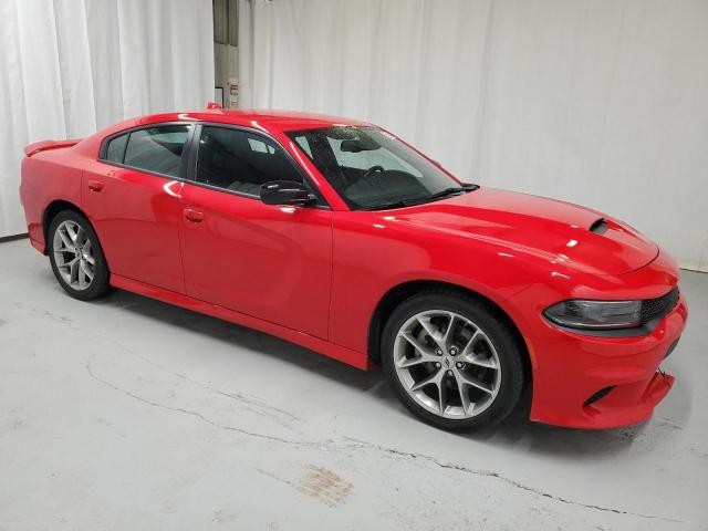 2C3CDXHG4PH575501 - 2023 DODGE CHARGER GT RED photo 4