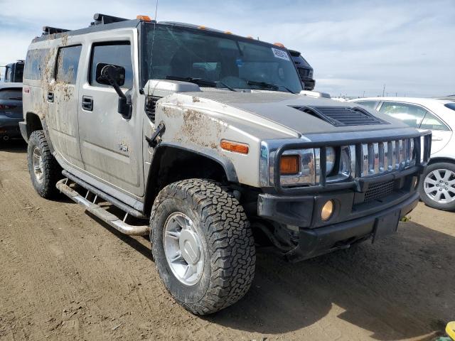 5GRGN23U45H128873 - 2005 HUMMER H2 BEIGE photo 4