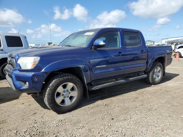 3TMJU4GNXFM185035 - 2015 TOYOTA TACOMA DOUBLE CAB PRERUNNER BLUE photo 1