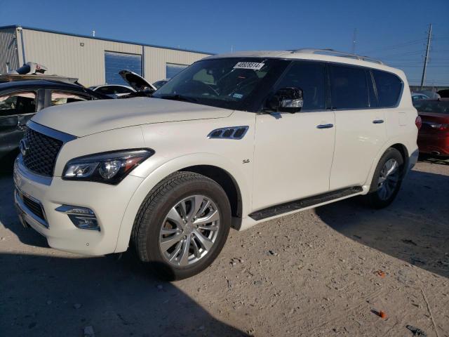 JN8AZ2NE0F9085912 - 2015 INFINITI QX80 WHITE photo 1