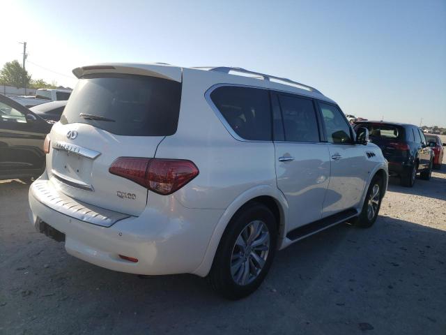 JN8AZ2NE0F9085912 - 2015 INFINITI QX80 WHITE photo 3