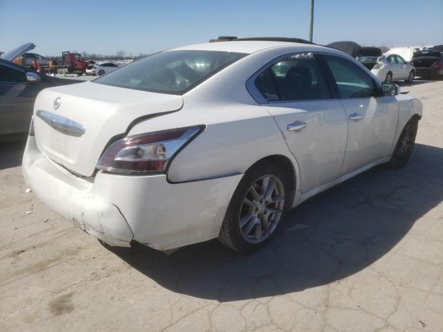 1N4AA5AP5EC497312 - 2014 NISSAN MAXIMA S WHITE photo 3