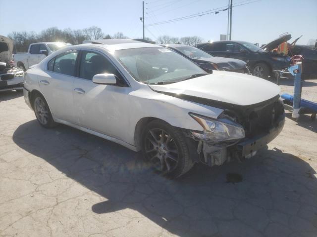 1N4AA5AP5EC497312 - 2014 NISSAN MAXIMA S WHITE photo 4