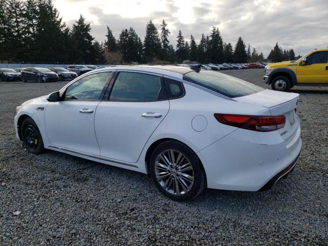 5XXGV4L21GG070586 - 2016 KIA OPTIMA SXL WHITE photo 2