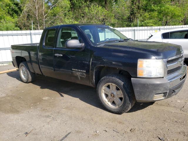 1GCRKSE31BZ380836 - 2011 CHEVROLET SILVERADO K1500 LT BLACK photo 4