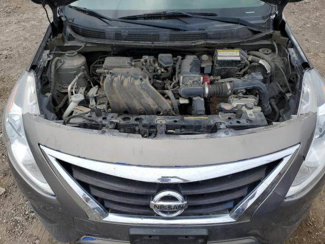 3N1CN7AP3EL862886 - 2014 NISSAN VERSA S GRAY photo 11