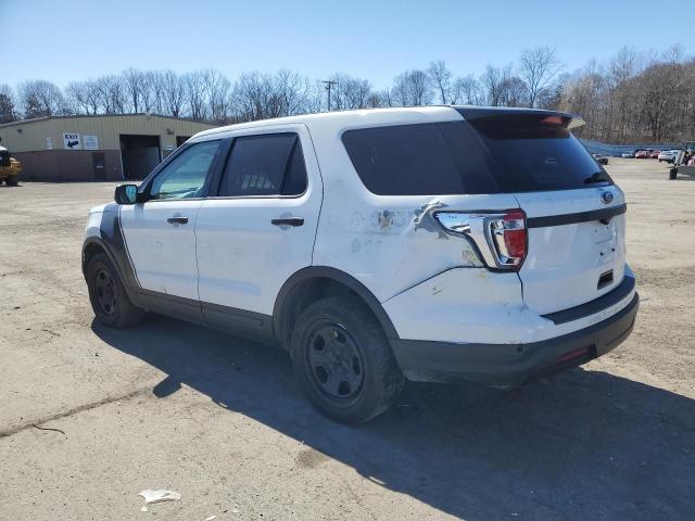 1FM5K8ARXKGA13291 - 2019 FORD EXPLORER POLICE INTERCEPTOR Blanc photo 2