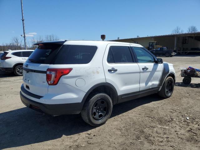 1FM5K8ARXKGA13291 - 2019 FORD EXPLORER POLICE INTERCEPTOR Blanc photo 3