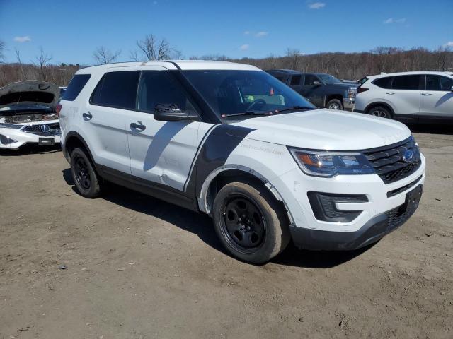 1FM5K8ARXKGA13291 - 2019 FORD EXPLORER POLICE INTERCEPTOR Blanc photo 4