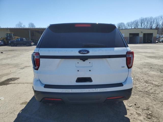 1FM5K8ARXKGA13291 - 2019 FORD EXPLORER POLICE INTERCEPTOR Blanc photo 6