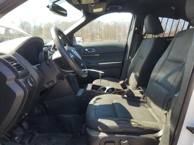 1FM5K8ARXKGA13291 - 2019 FORD EXPLORER POLICE INTERCEPTOR Blanc photo 7