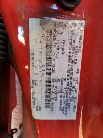 1FADP3F27EL140579 - 2014 FORD FOCUS SE RED photo 12