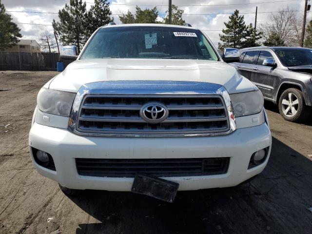 5TDDW5G1XDS087887 - 2013 TOYOTA SEQUOIA PLATINUM WHITE photo 5