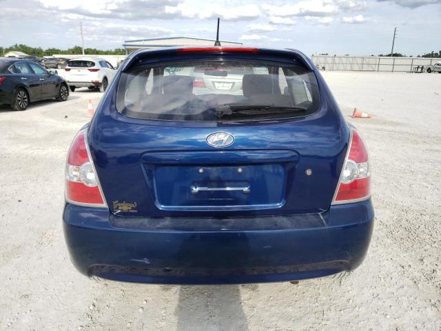 KMHCM3AC2AU162570 - 2010 HYUNDAI ACCENT BLUE BLUE photo 6