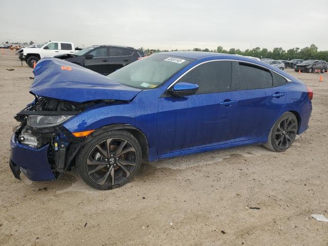 2HGFC2F86LH576638 - 2020 HONDA CIVIC SPORT BLUE photo 1