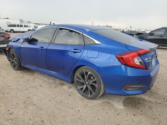 2HGFC2F86LH576638 - 2020 HONDA CIVIC SPORT 蓝色 照片 2