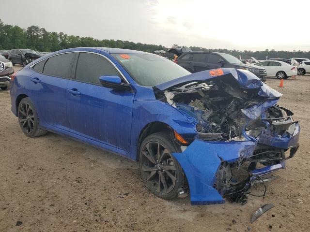 2HGFC2F86LH576638 - 2020 HONDA CIVIC SPORT 蓝色 照片 4