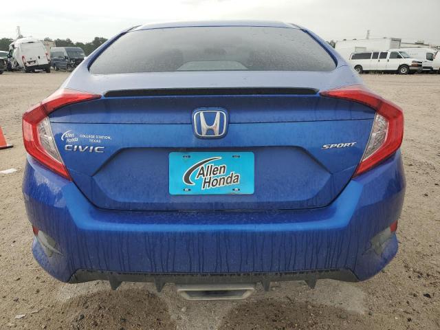 2HGFC2F86LH576638 - 2020 HONDA CIVIC SPORT BLUE photo 6