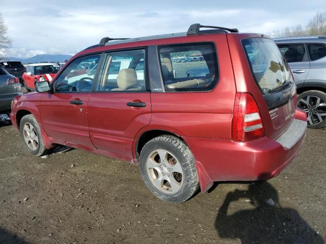 JF1SG656X4H755643 - 2004 SUBARU FORESTER 2.5XS Червоний фото 2