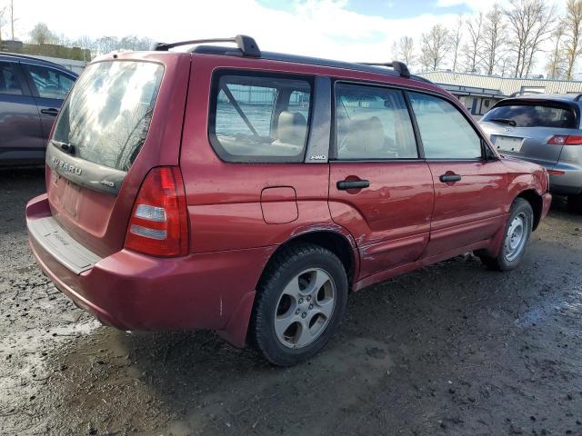 JF1SG656X4H755643 - 2004 SUBARU FORESTER 2.5XS Червоний фото 3